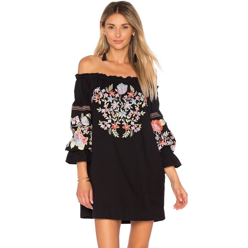 Free People Fleur Du Jour Mini in Black Size XS EUC